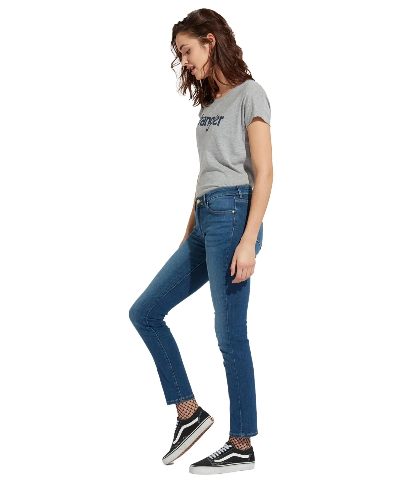 Wrangler Slim Fit Jeans Slim in Authentic Blue