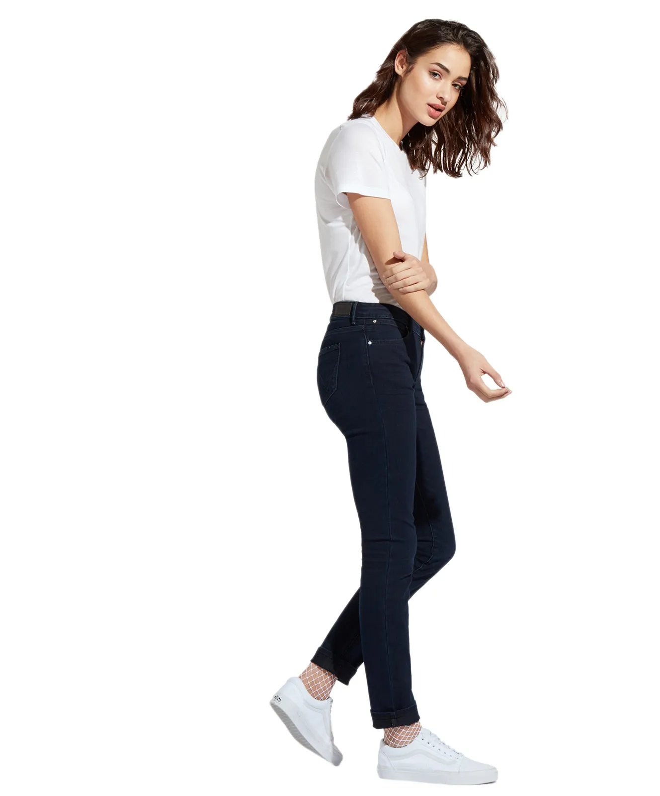 Wrangler Slim Fit Jeans Slim in Blue Black