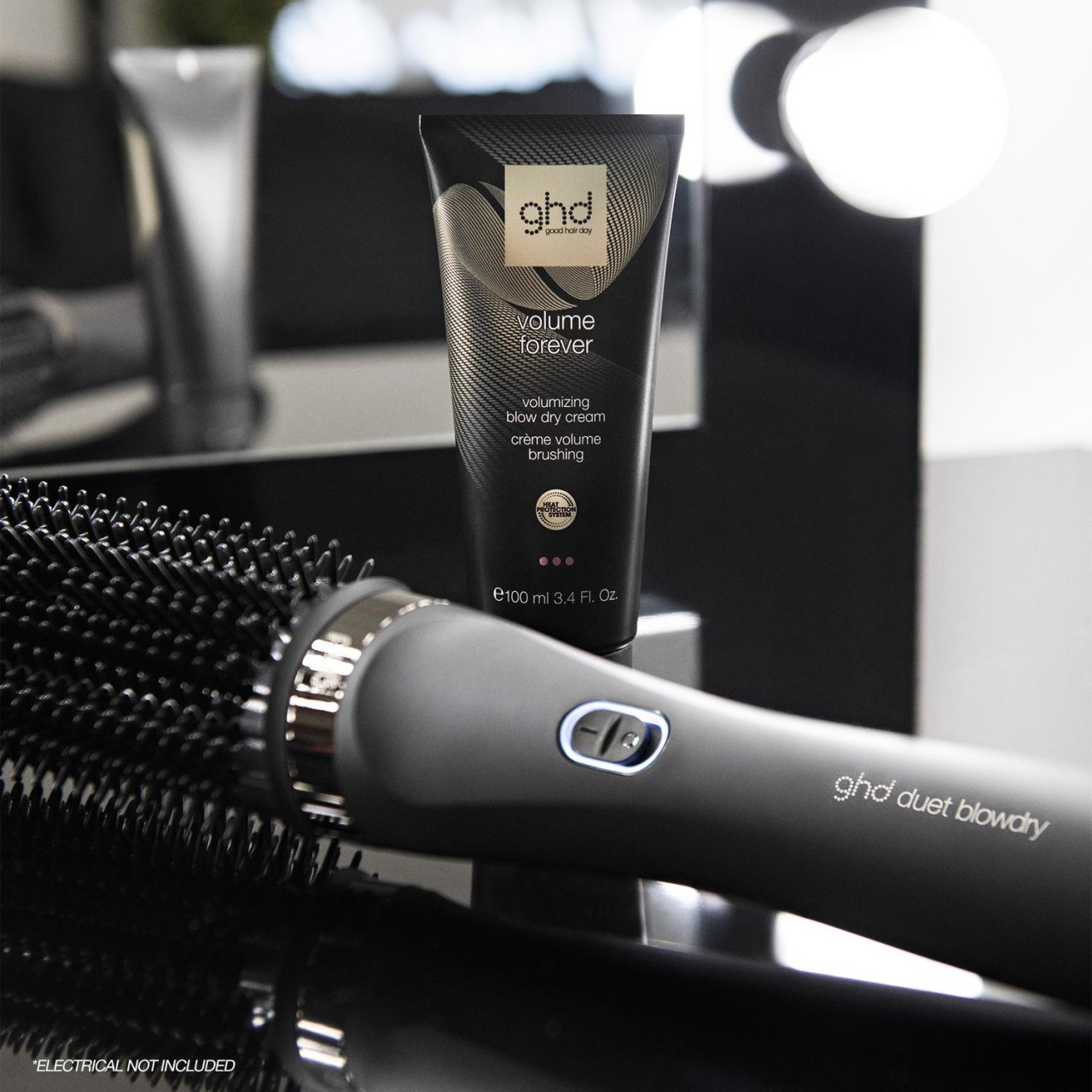 ghd Heat Protection Styling System - Volume Forever - Volumizing Blowdry Cream