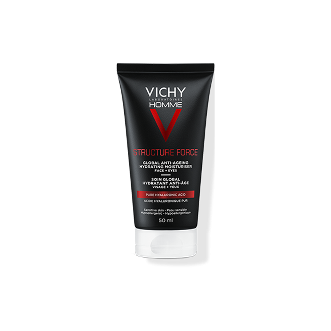 Vichy Homme - Structure Force - Komplette Anti-aging Pflege Für Gesicht & Augenkonturen