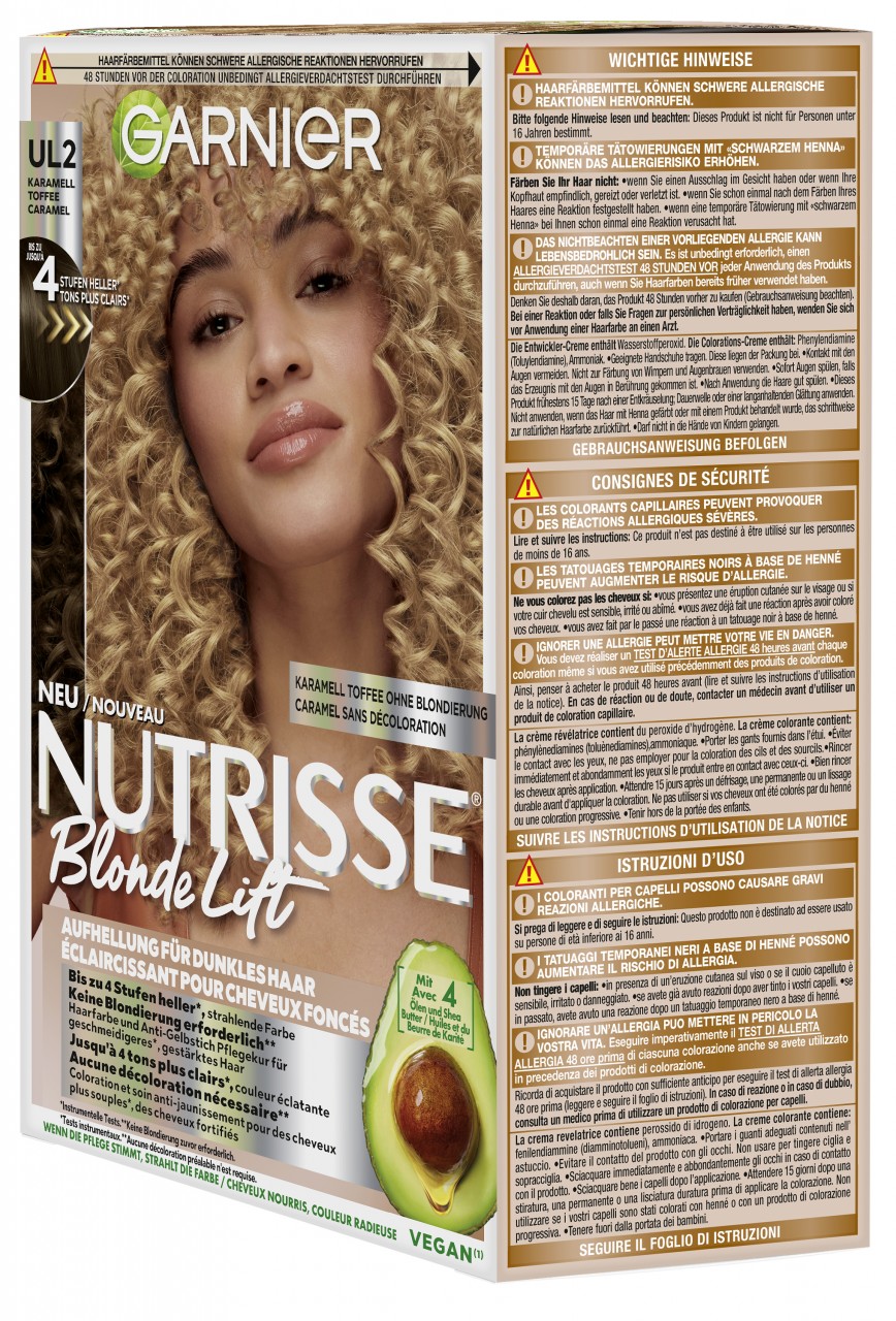 Nutrisse - Nutrisse Blonde Lift Karamell Toffee - Aufhellung Für Dunkles Haar Ul2