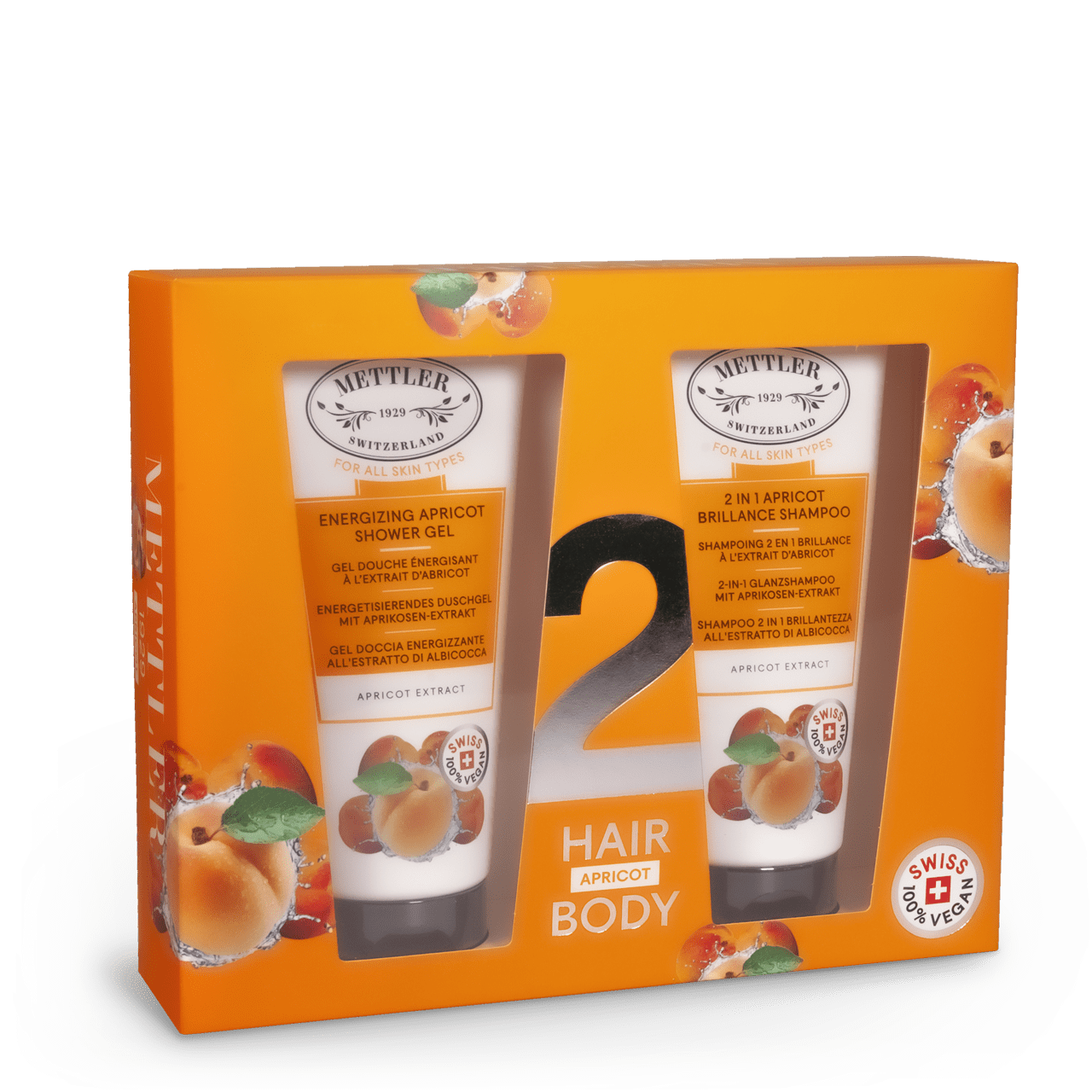 All Skin Types - Haar & Körperpflegeset Aprikose