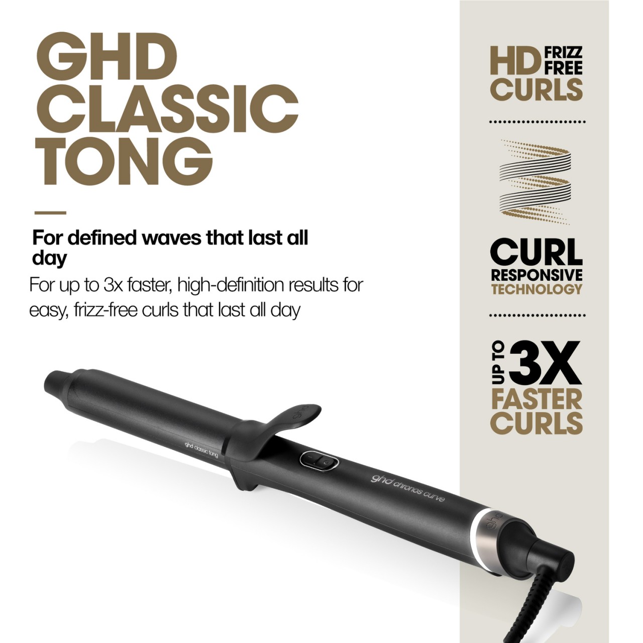 ghd Chronos Curve - Classic Tong