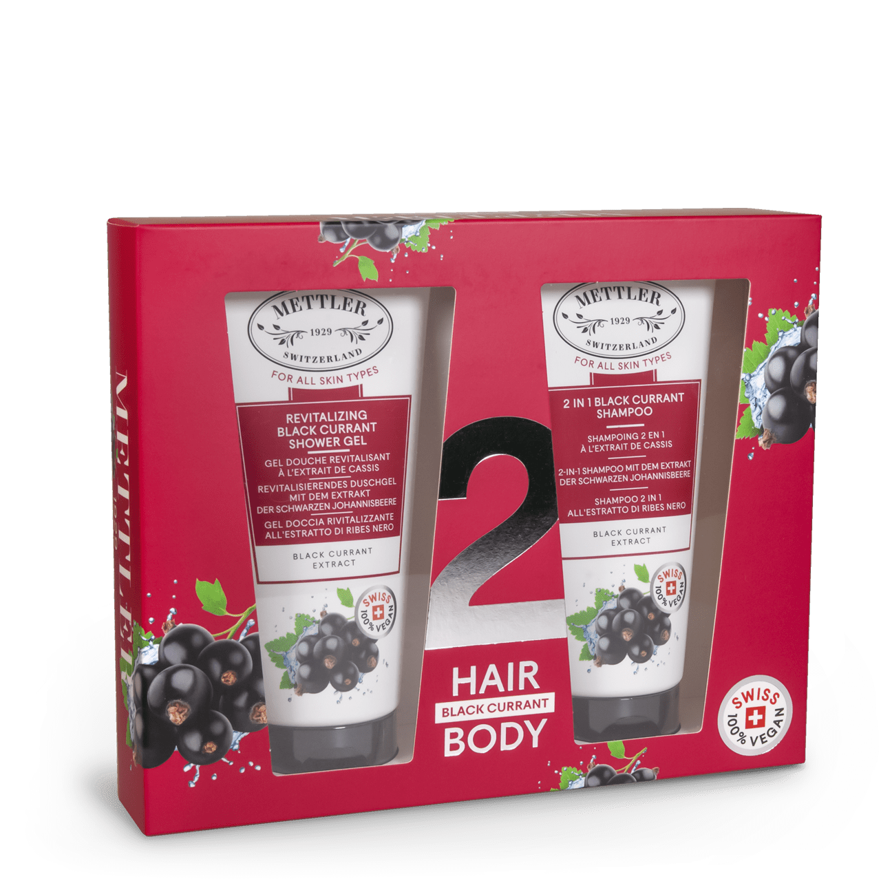 All Skin Types - Haar & Körperpflegeset schwarze Johannisbeere