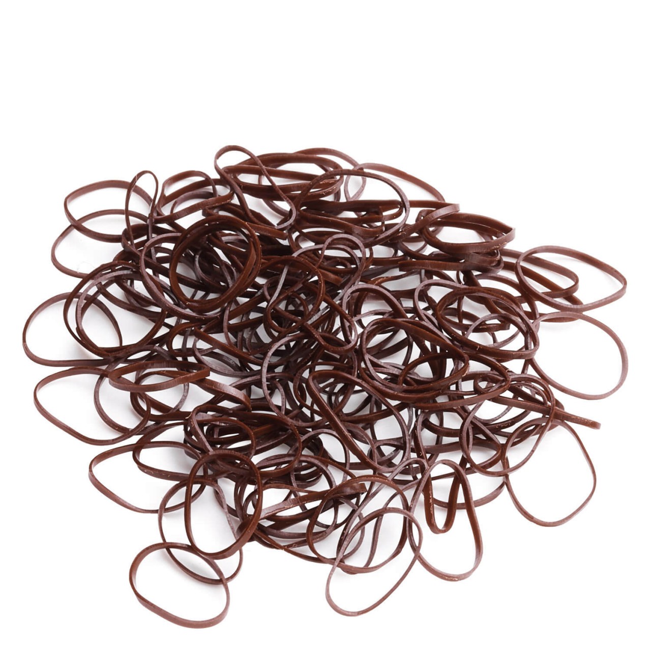 DailyGO - Mini-Haargummi Silikon braun