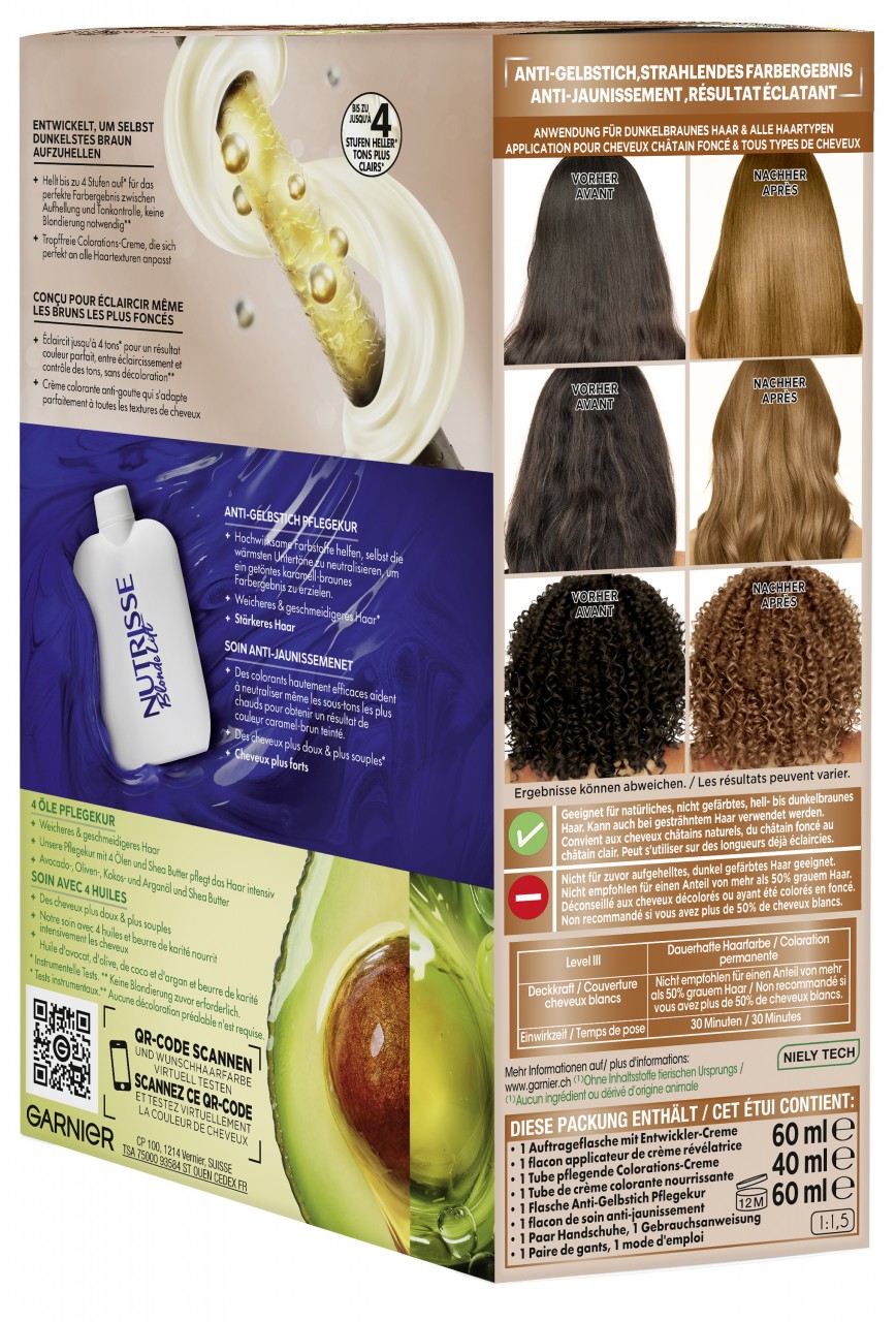 Nutrisse - Nutrisse Blonde Lift Naturbraun - Aufhellung Für Dunkles Haar Ul1