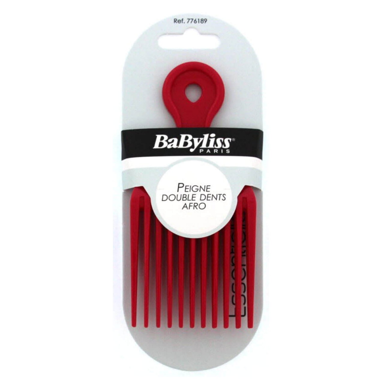 BaByliss - Peigne Double Dents Afro Rouge 776189
