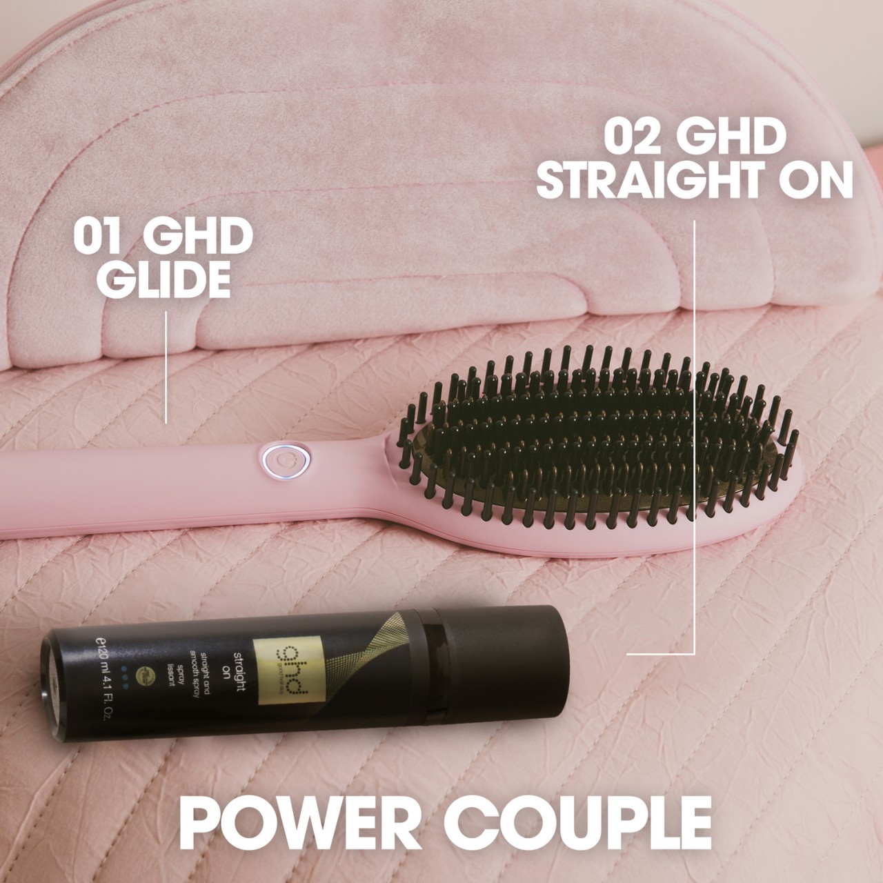 ghd Pink-Sorbet Collection - Glide Limited Edition Hot Brush