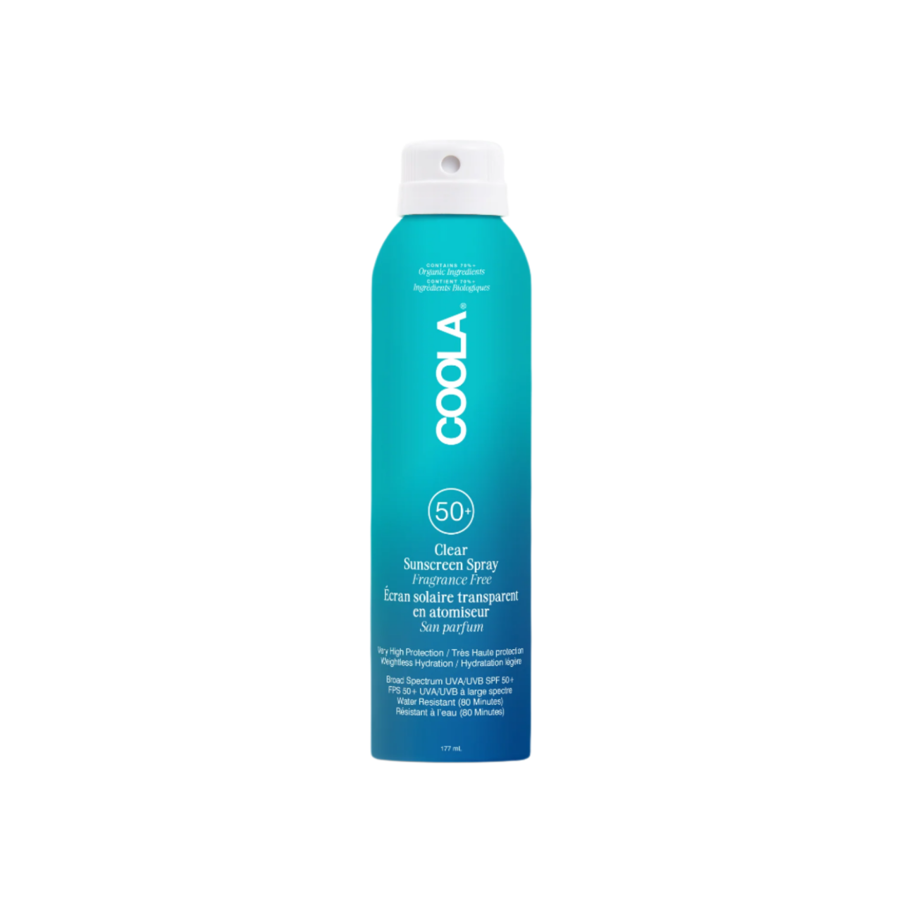 COOLA - Classic Body Organic Sunscreen Spray SPF50 Fragrance Free