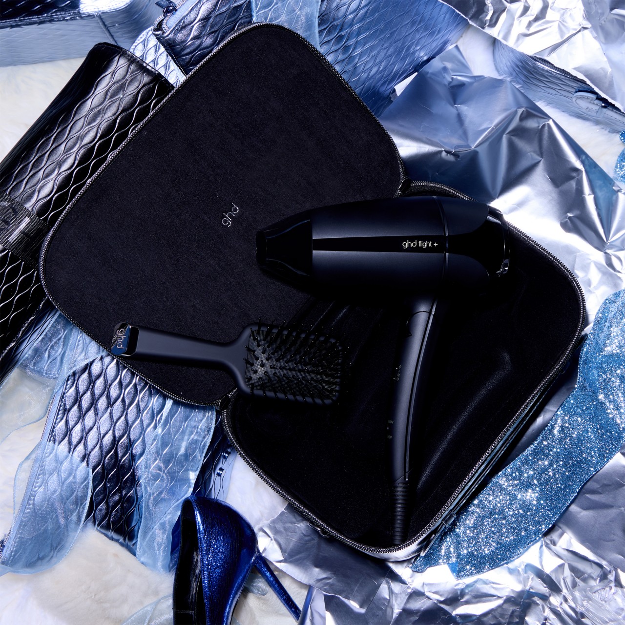 ghd Iced Luxe Collection - Ghd Flight+® Geschenkset - Reisehaartrockner