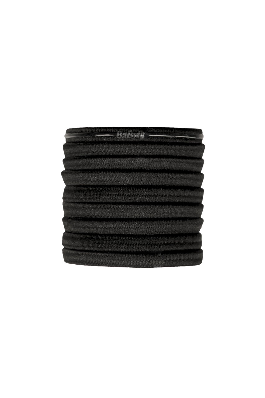 BaByliss - Haargummi Rutschfest 6mm Schwarz *10