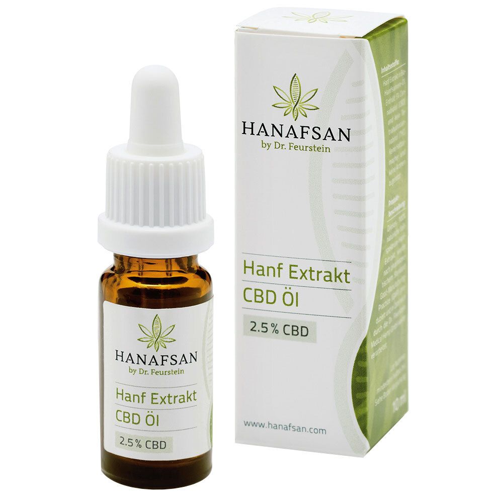HANFASAN Hanf Extrakt CBD Öl 2,5 % CBD