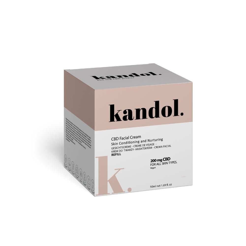 kandol. REFILL CBD Facial Cream 24h Pflege