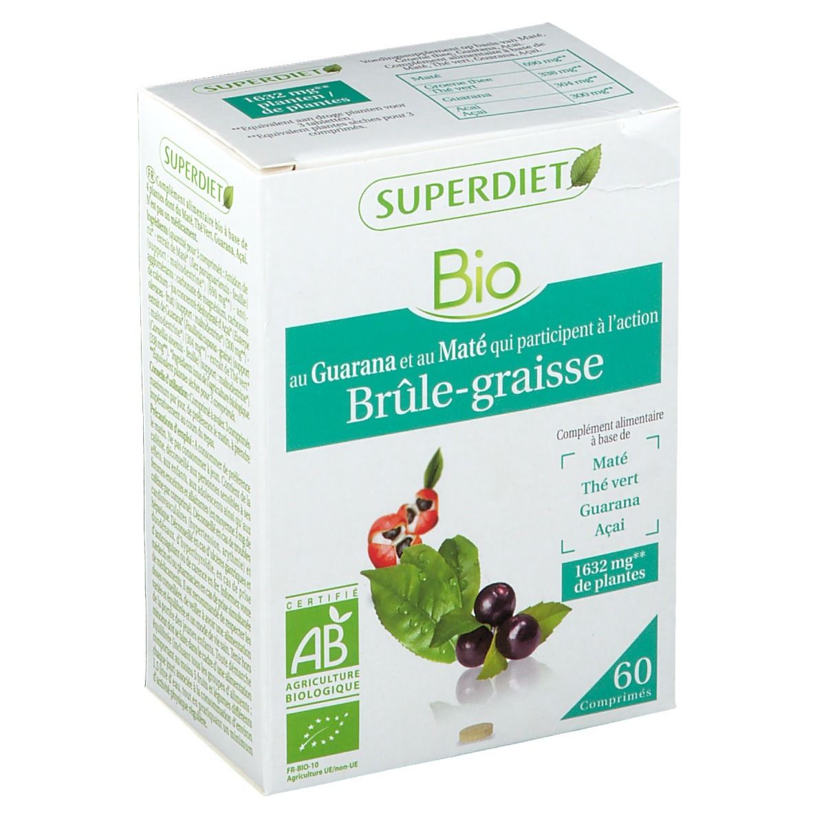 SUPER DIET Guarana & Maté Bio