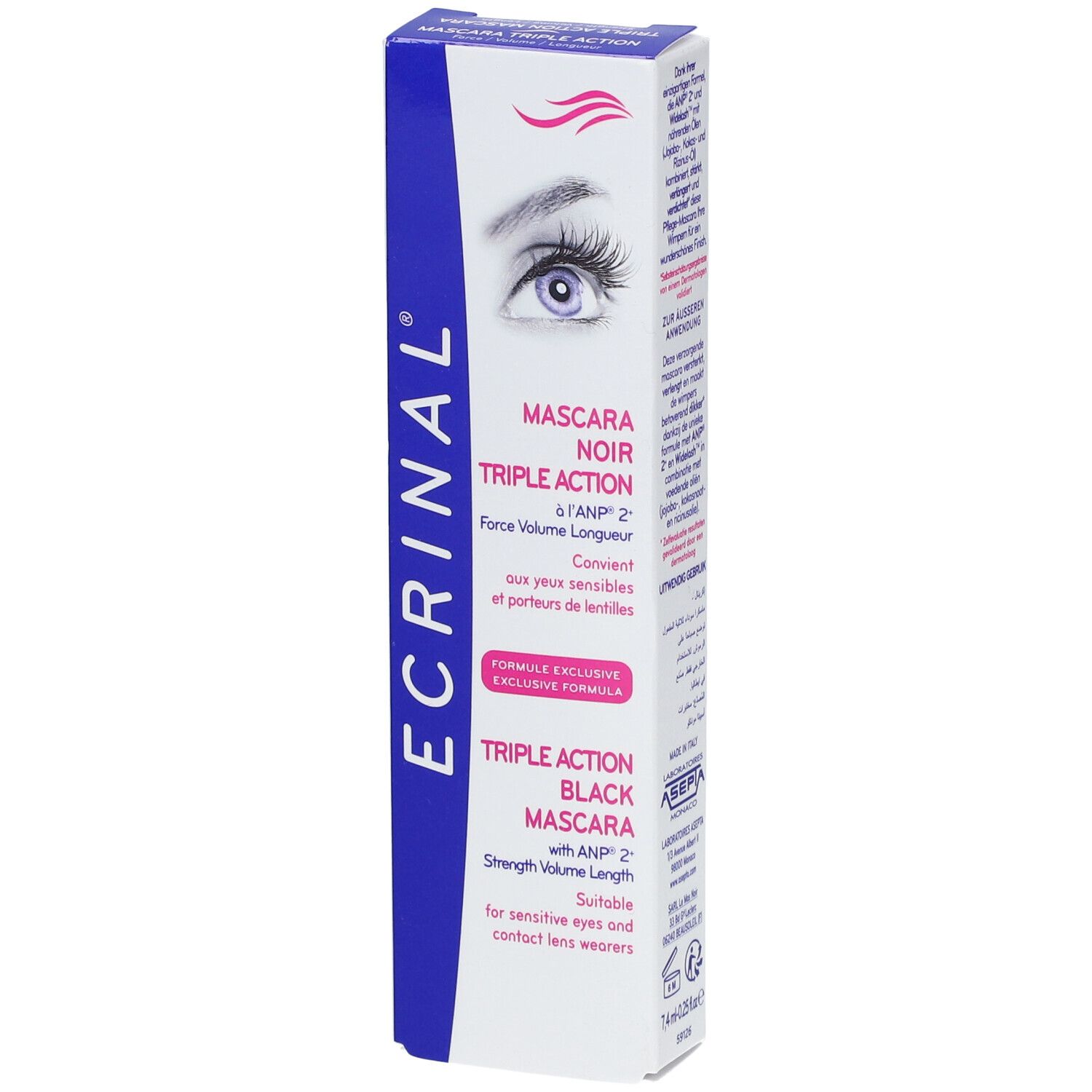 ®Ecrinal ANP® 2+ unterstützende Mascara Schwarz