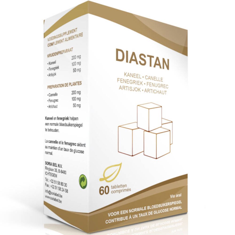 Soria Natural® Diastan Zimt Bockshornklee Tabletten