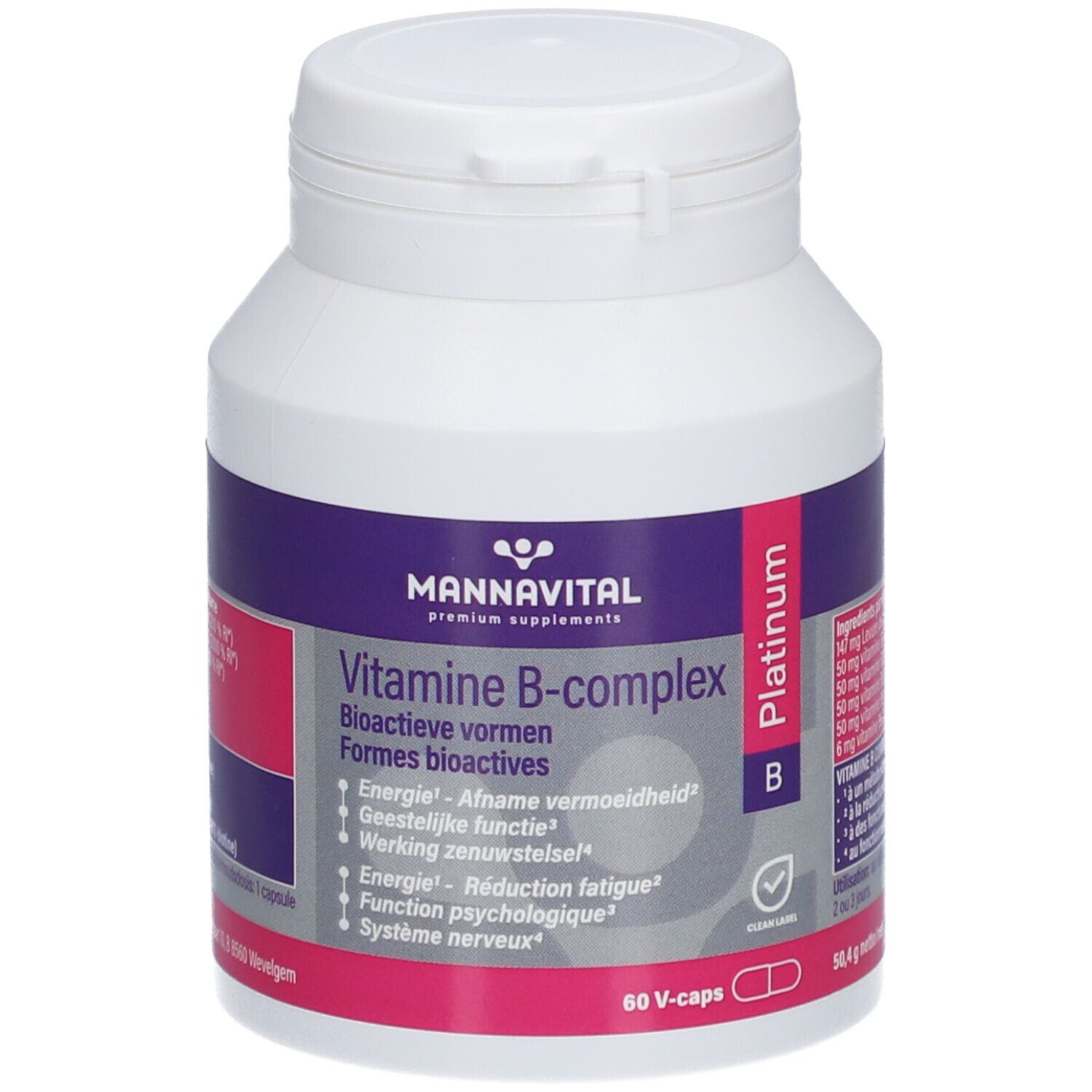 MannaVital Vitamin B-Komplex Platin
