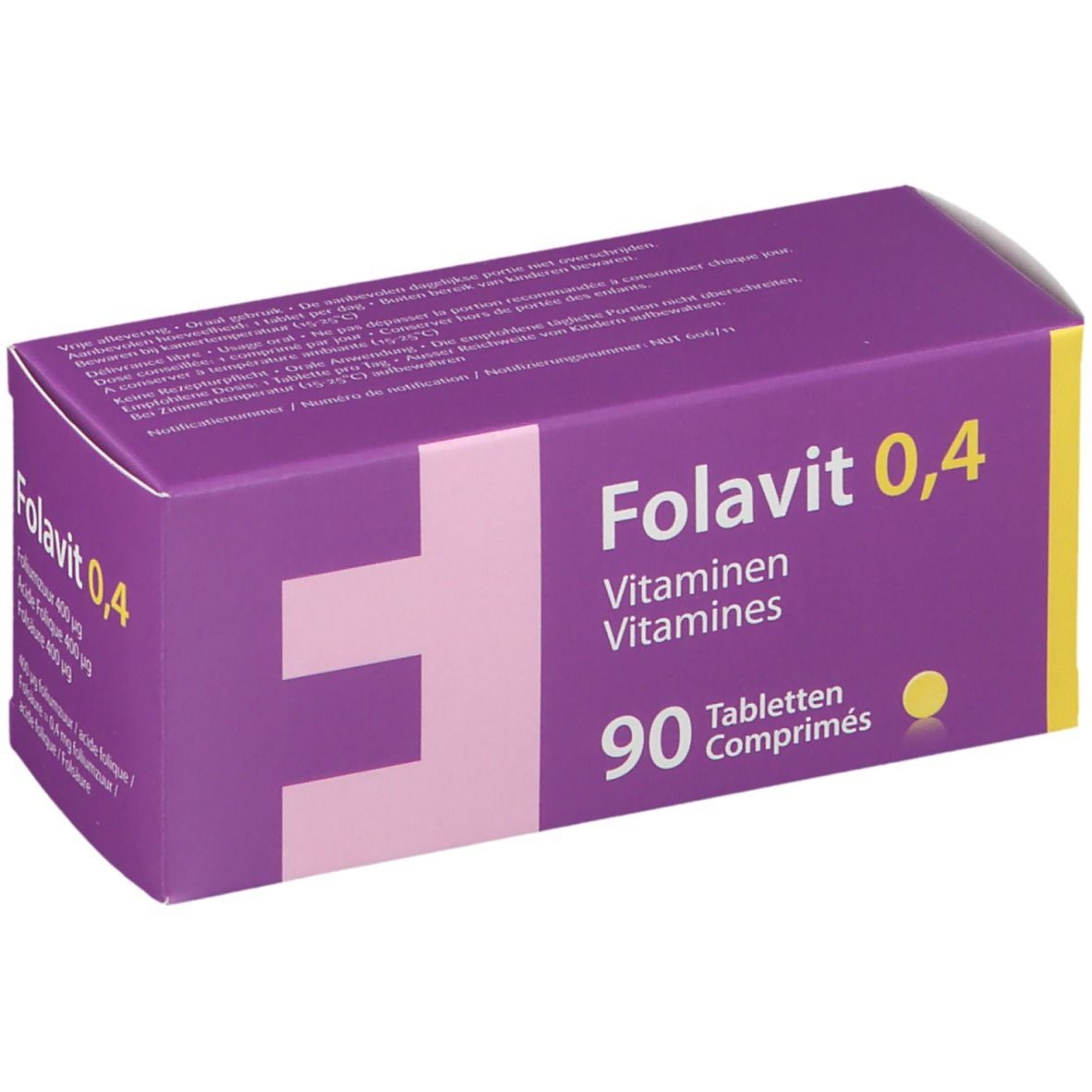 Folavit 0,4 Vitamine Tabletten