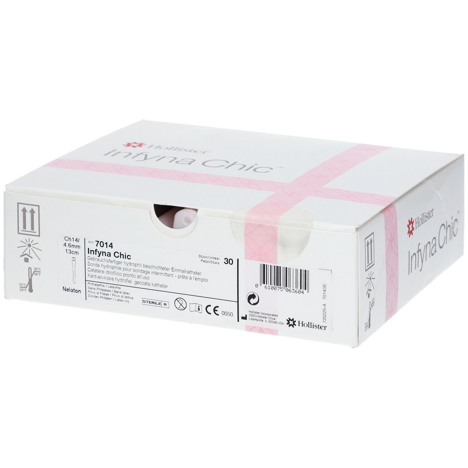 Hollister Infyna Chic Nelaton Katheter ohne Latex CH14 7014