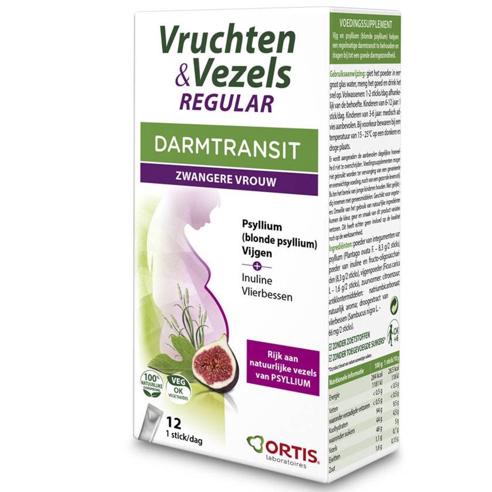 Ortis® Fruits & Fibres Regular Transit Intestinal Schwangere Frauen