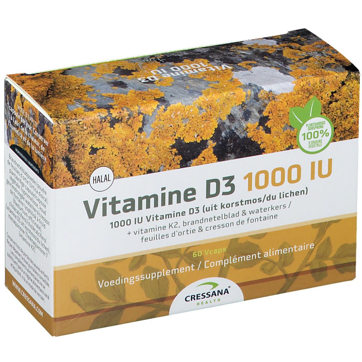 CRESSANA® Vitamine D3 1000IU & K2