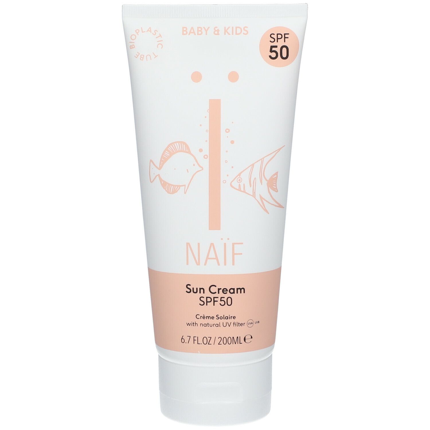 NAIF Sonnenschutzlotion für Babys und Kinder SPF50