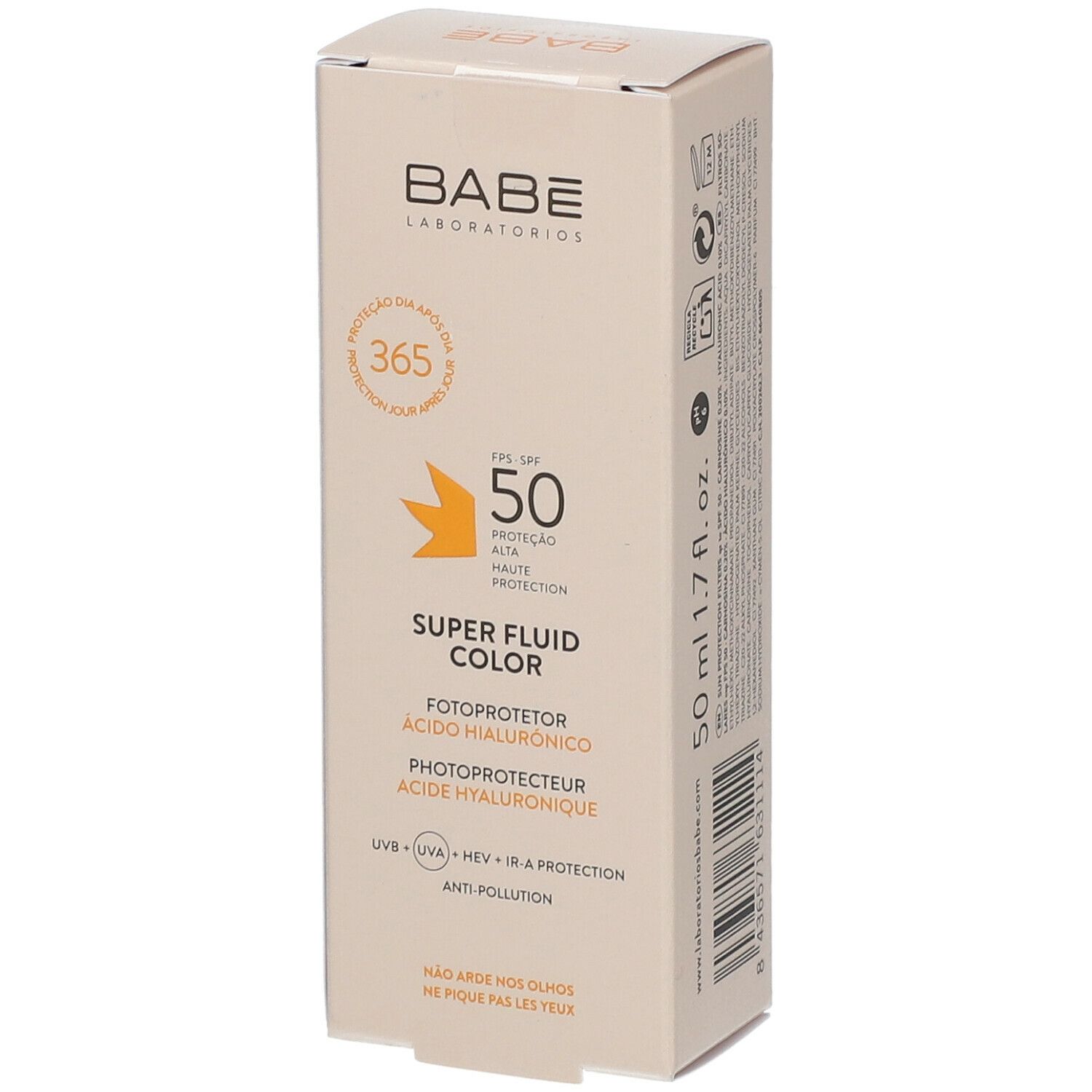 Babé Super Fluid Color Sunscreen SPF50