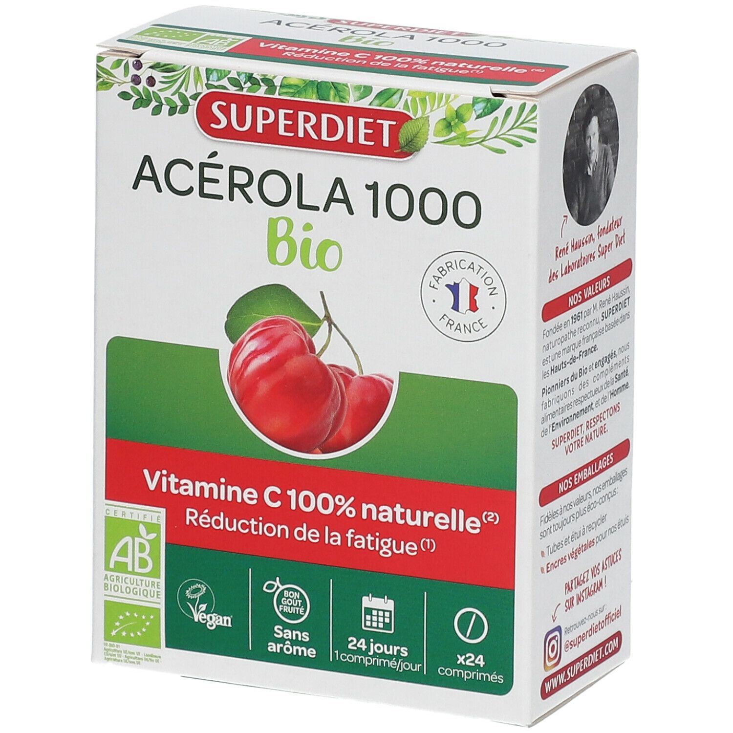 SUPER DIET Acérola 1000 Bio
