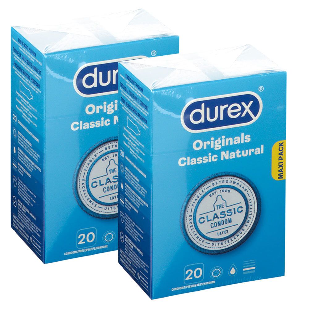 durex® Classic Natural Kondome