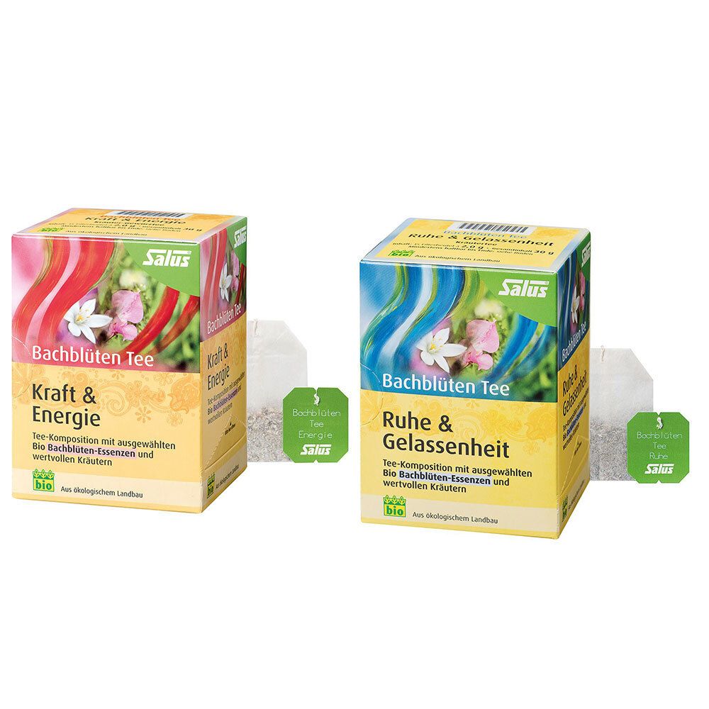 Salus® Bachblüten-Tee Kraft & Energie + Ruhe & Gelassenheit
