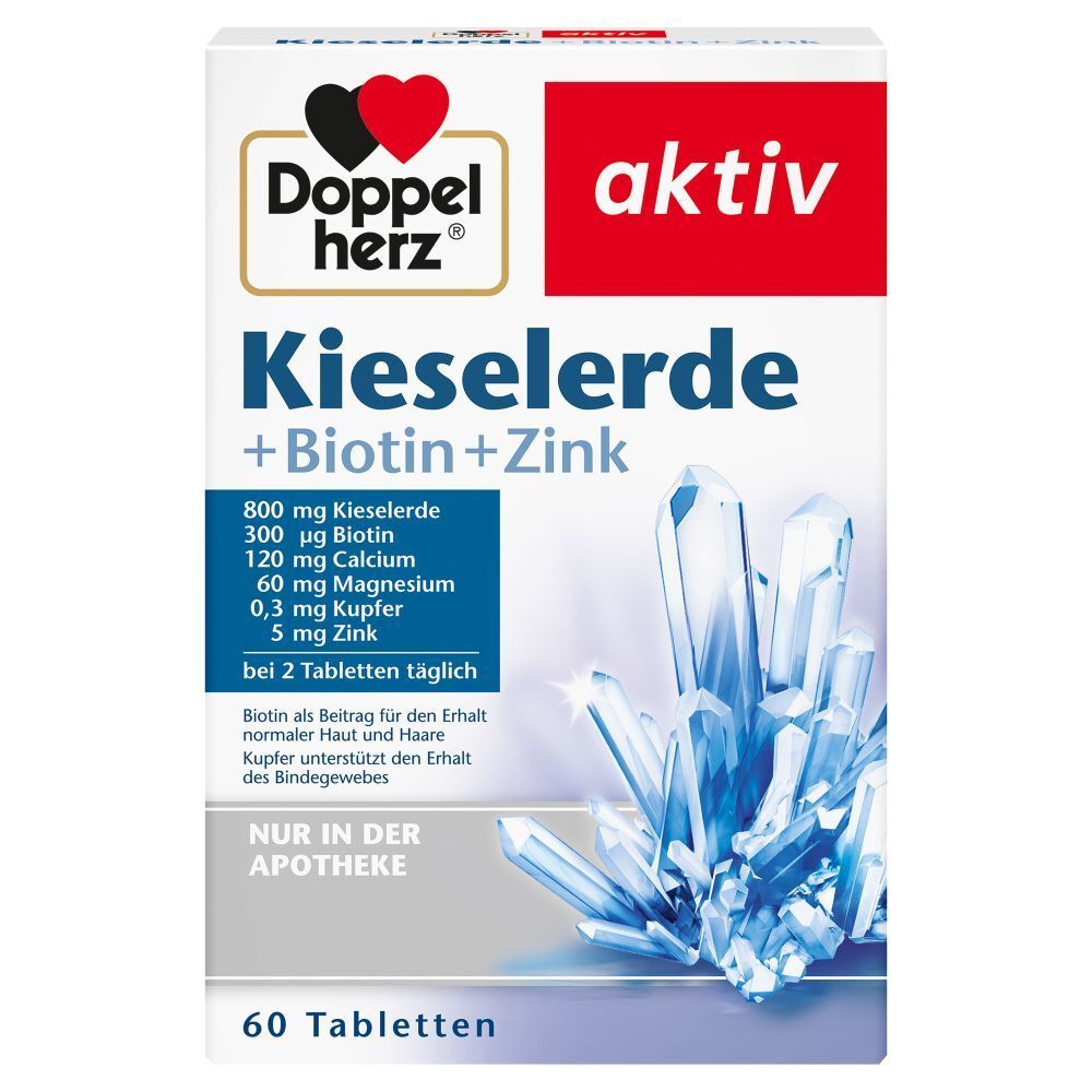 Doppelherz® aktiv Kieselerde + Biotin + Zink Tabletten