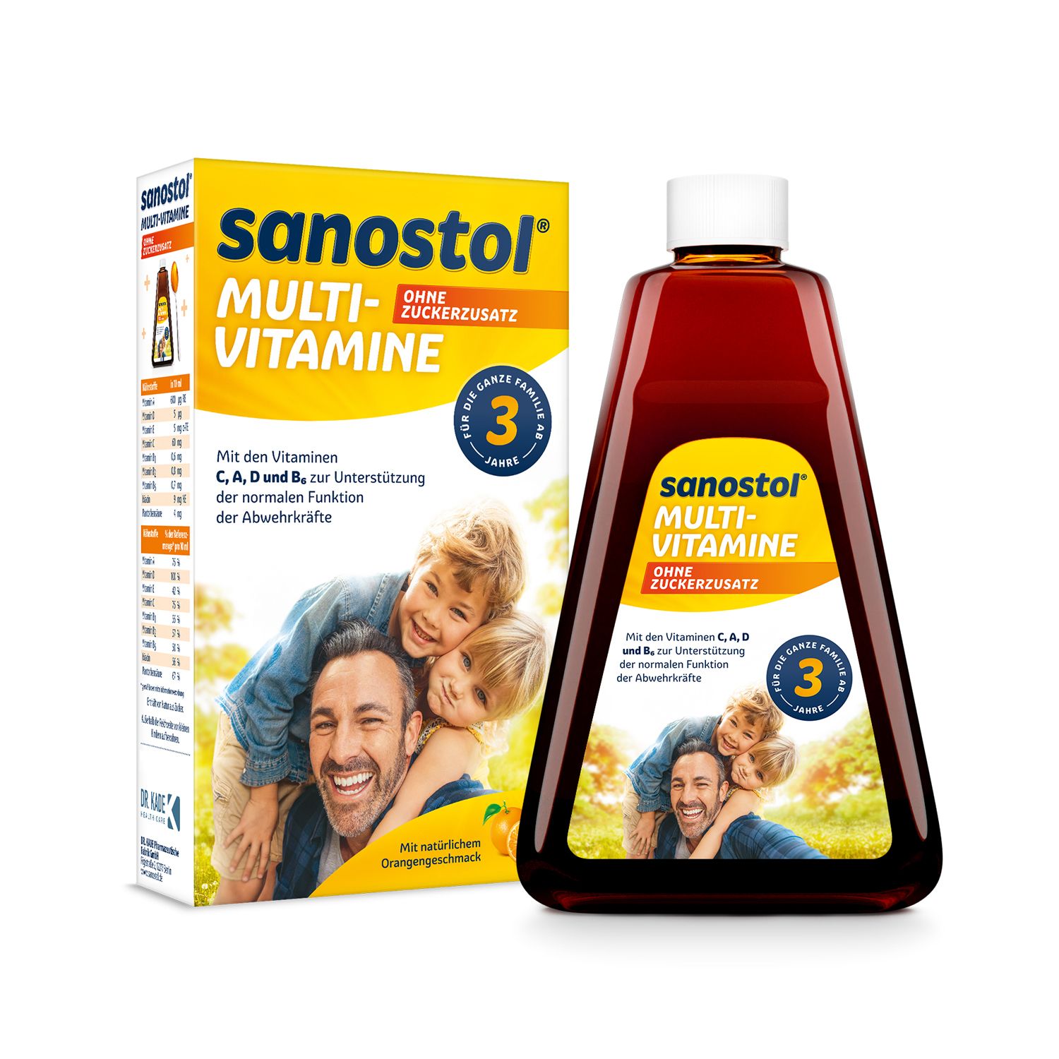 Sanostol® Multi-Vitamine ohne Zuckerzusatz