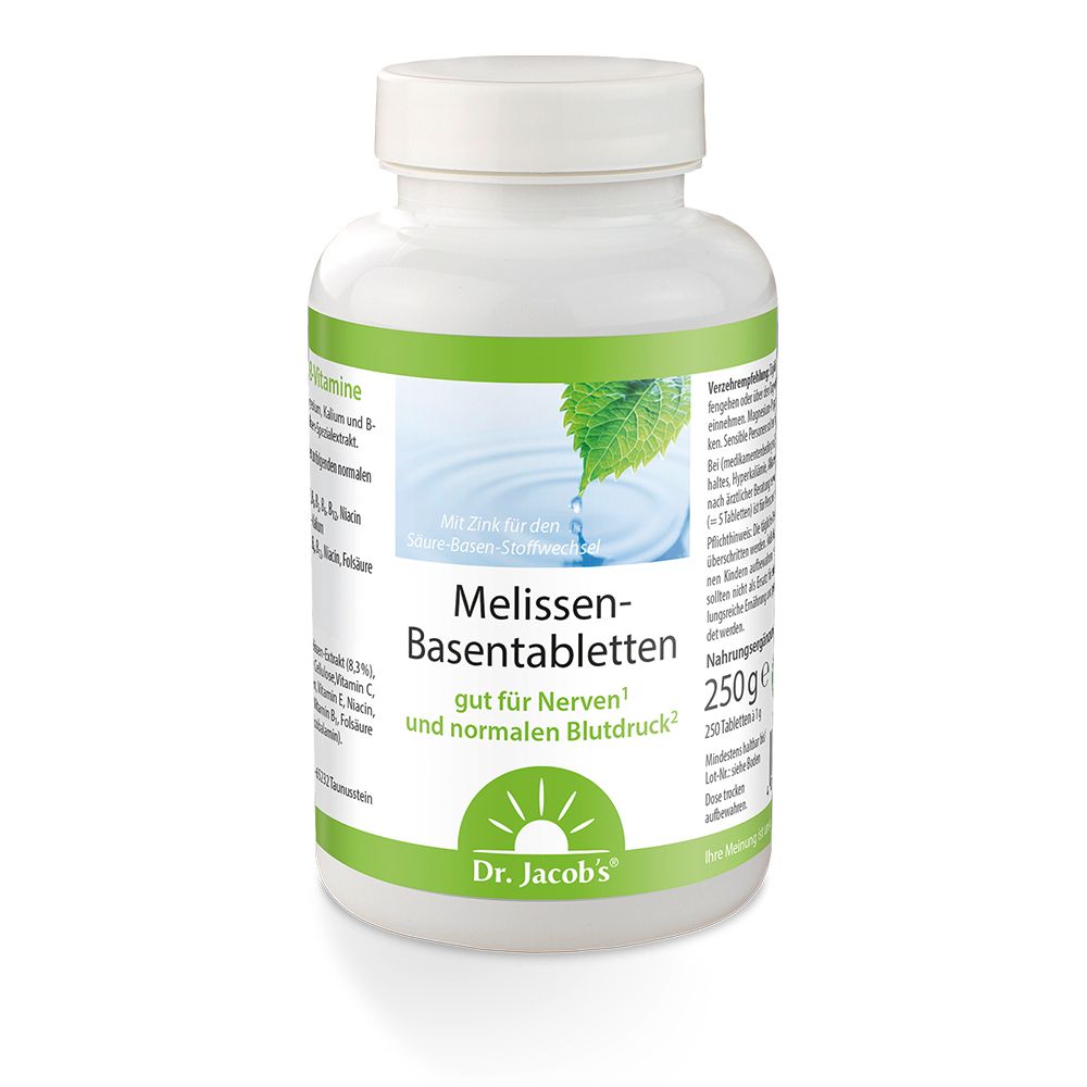 Dr. Jacob's Melissen Basentabletten Mineralstoffe B-Komplex
