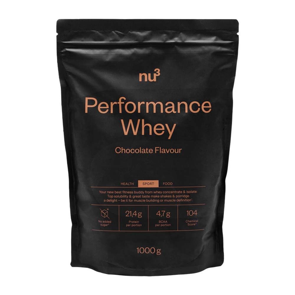 nu3 Performance Whey ,Schokolade - Proteinpulver