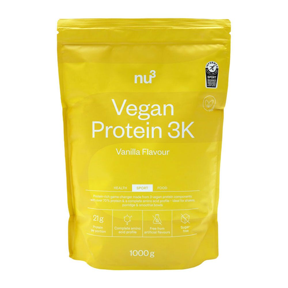 nu3 Vegan Protein 3K Shake, Vanille