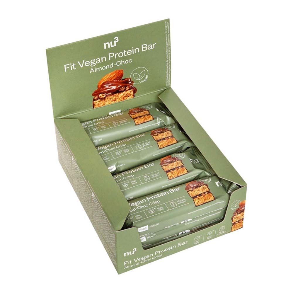 nu3 Fit Vegan Bar, Almond Choc Crisp