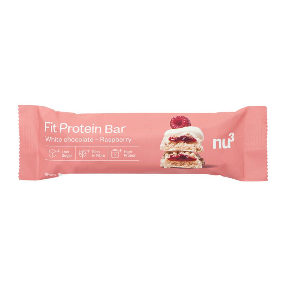 nu3 Fit Protein Bar, White Chocolate Raspberry