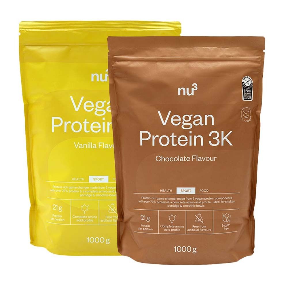 nu3 Vegan Protein Probierpaket Schoko & Vanille