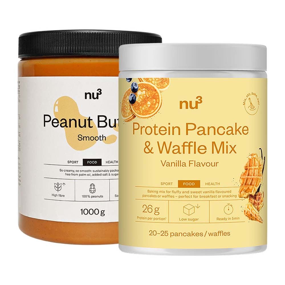 nu3 Protein Pancake Mix + Erdnussbutter