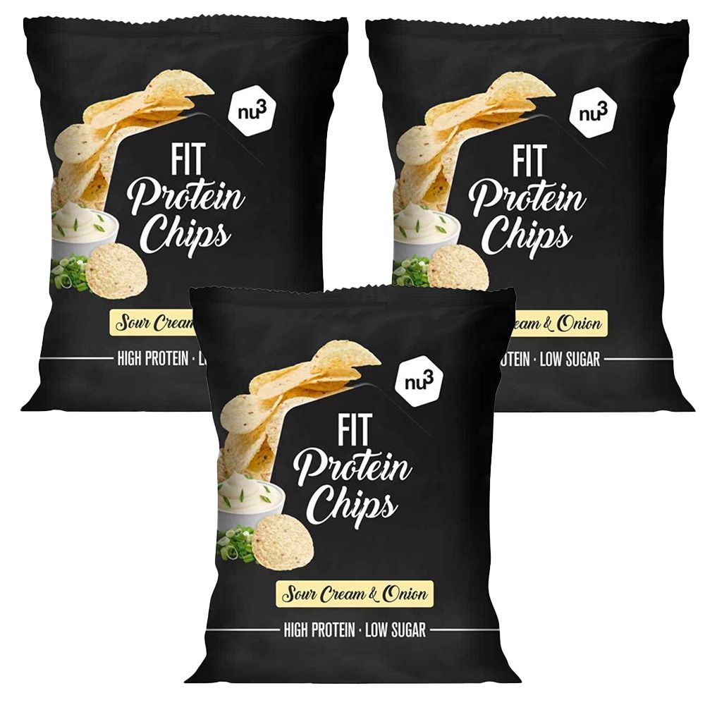nu3 Fit Protein Chips, Sour Cream & Onion