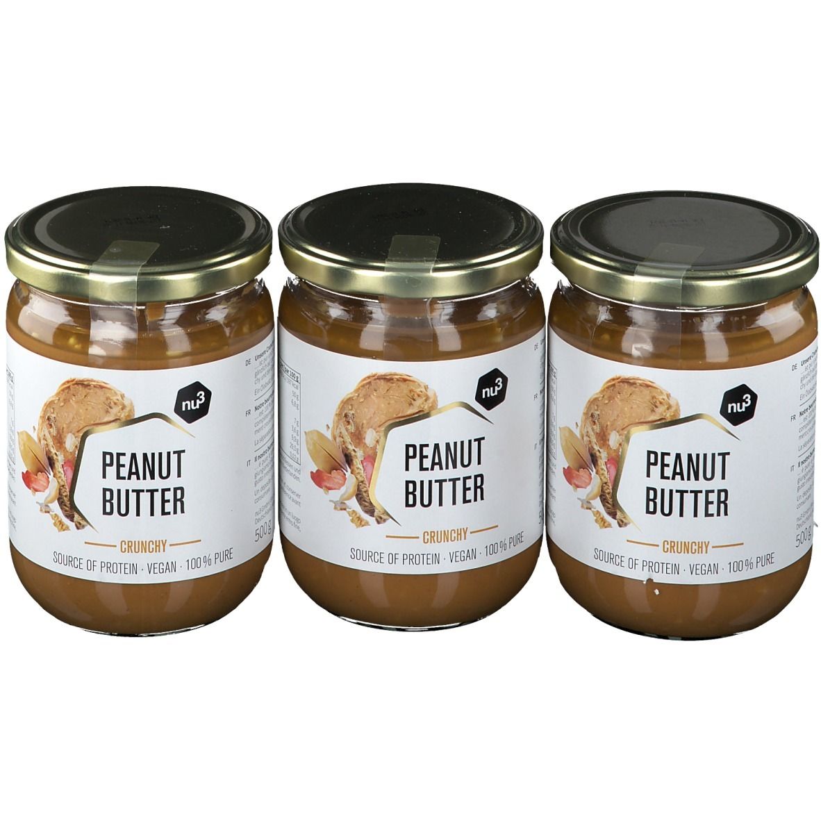 nu3 Erdnussbutter Crunchy