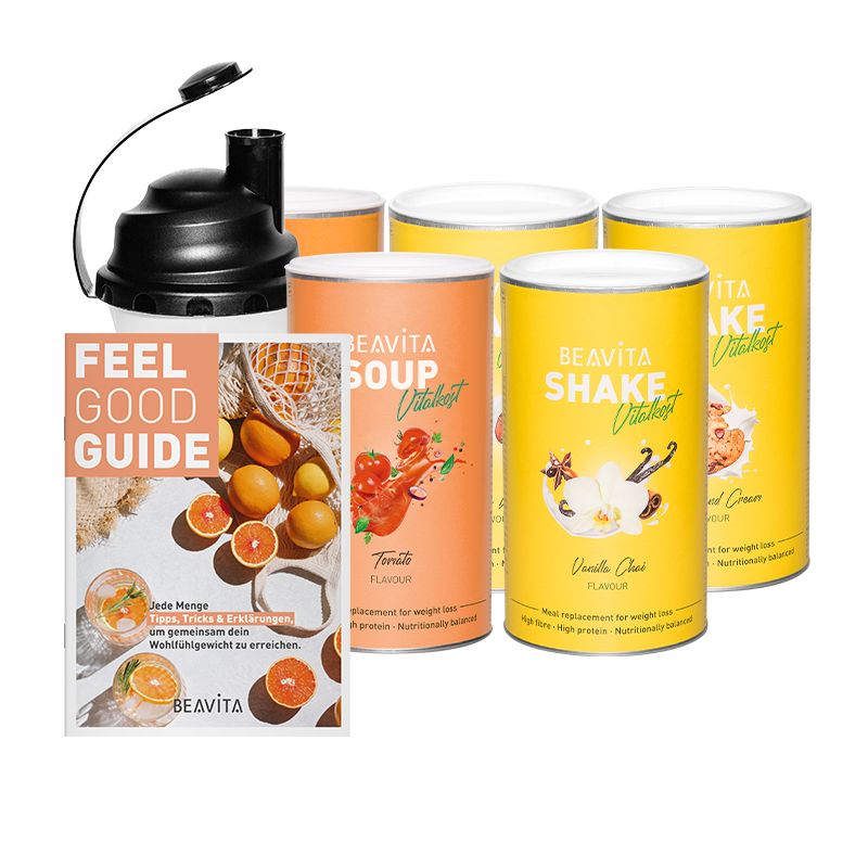 BEAVITA 4-Wochen-Diätpaket, Suppen & Cremige Shakes