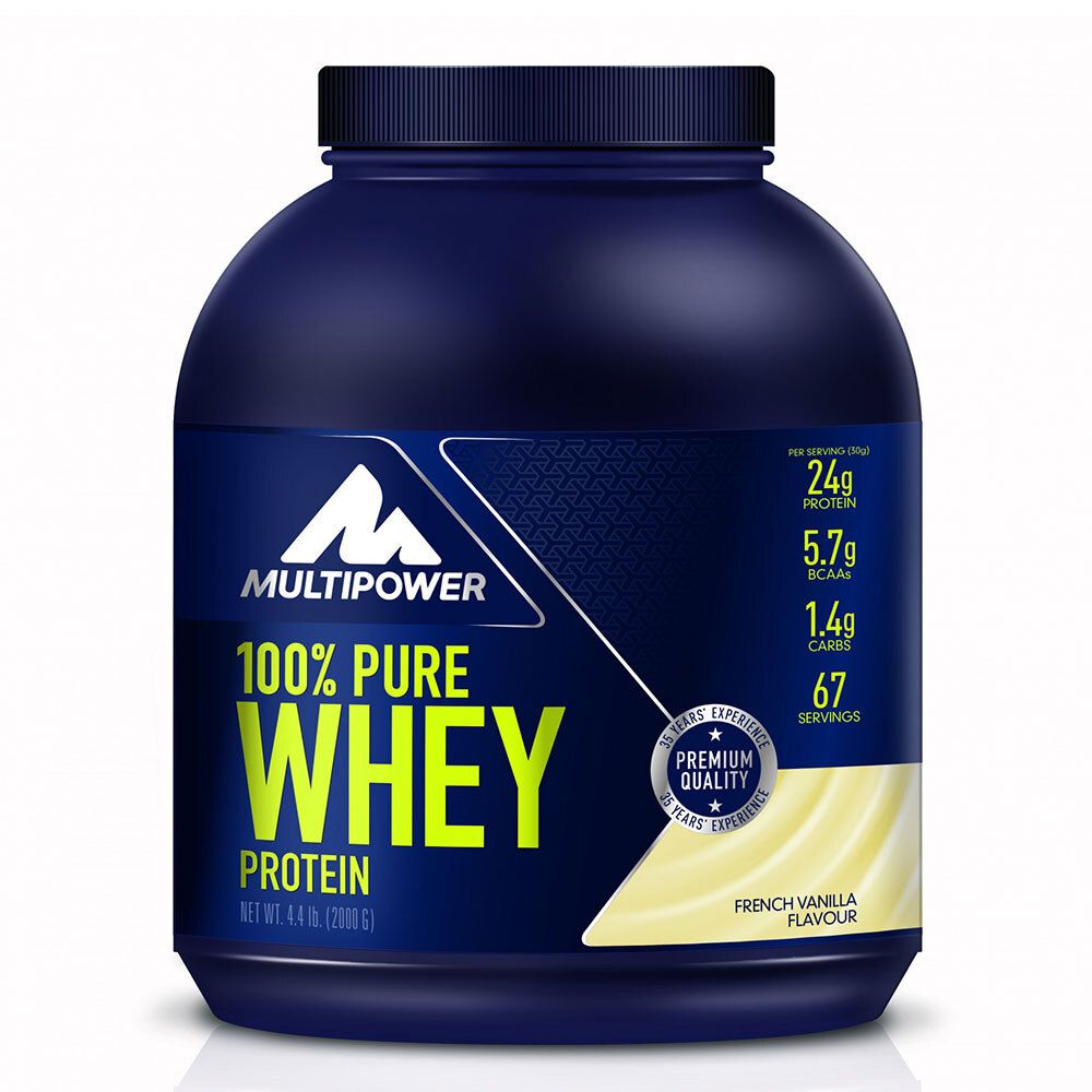 Multipower 100 % Whey Protein, Vanille, Pulver