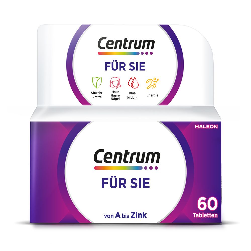 Centrum® Für Sie, 60 St. mit Vitamin D und Vitamin C