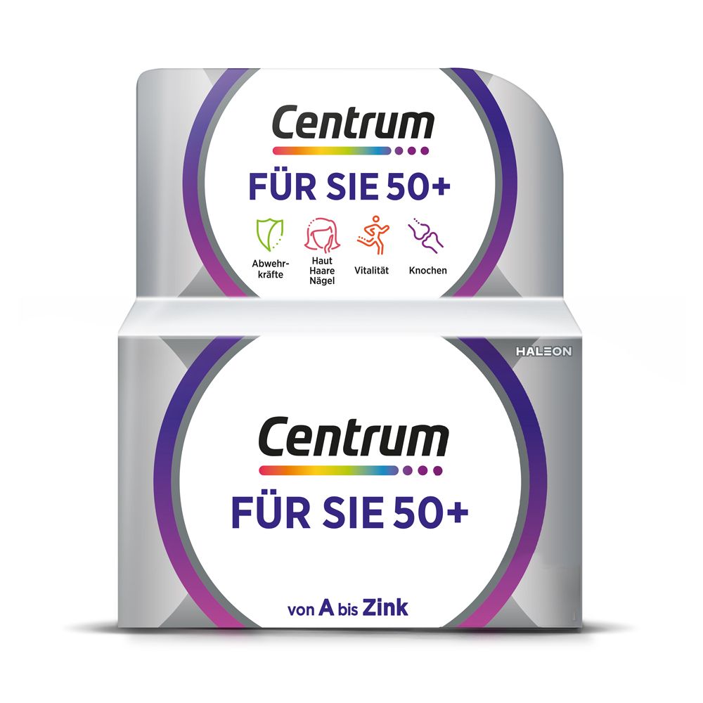 Centrum® Für Sie 50+, 30 St. mit Vitamin D und Vitamin C