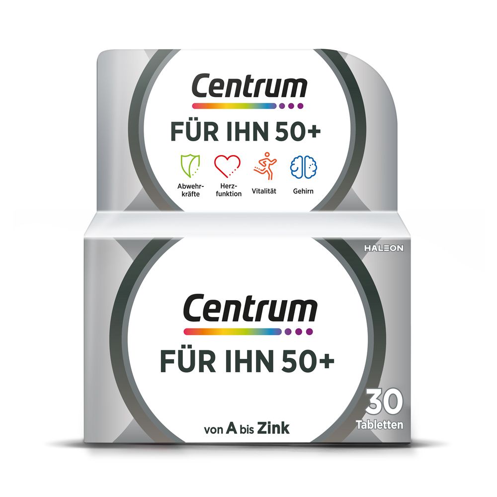 Centrum® Für Ihn 50+, 30 St. mit Vitamin D und Vitamin C