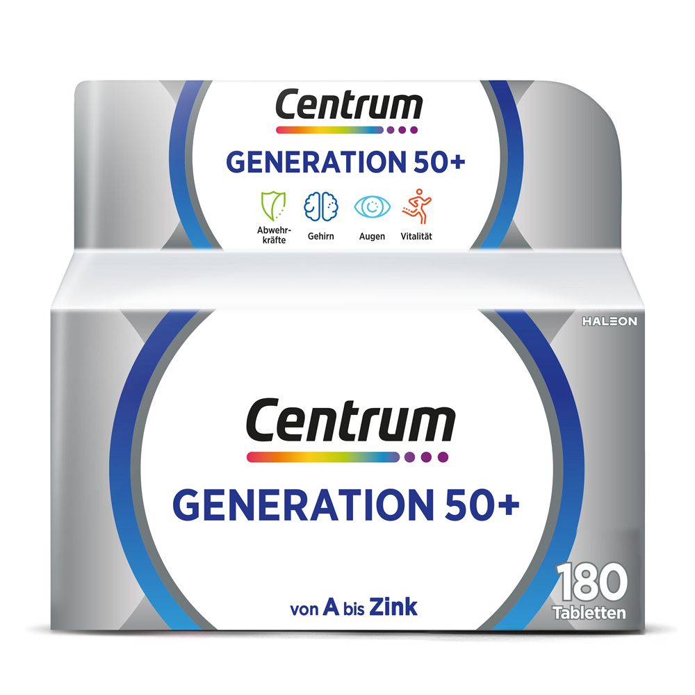 Centrum® Generation 50+, 180 St. mit Vitamin D und Vitamin C