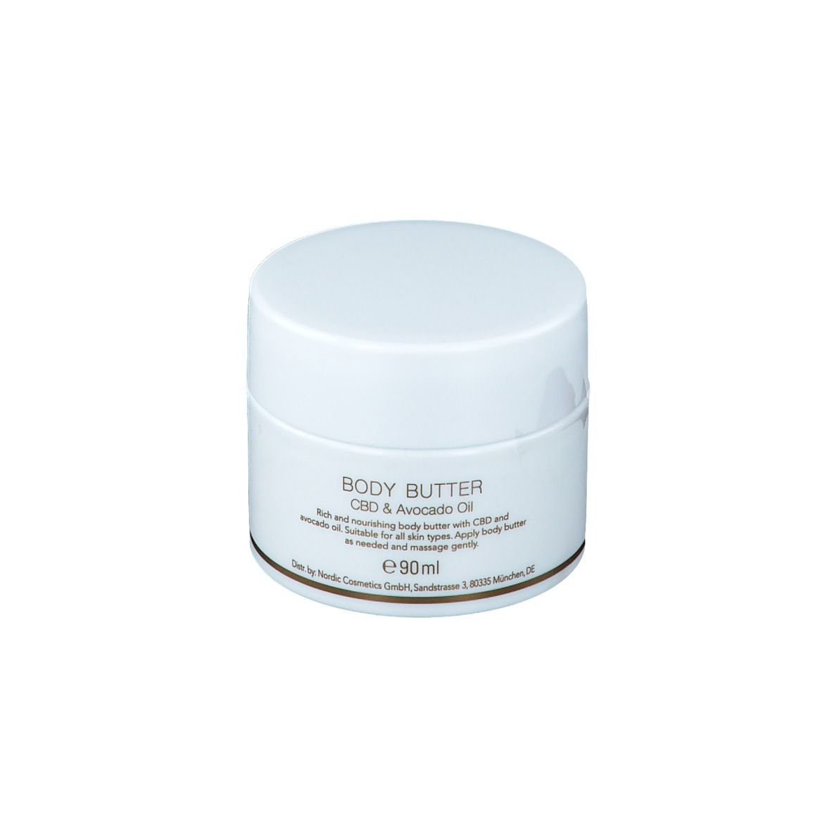 Nordic Cosmetics Body Butter CBD + Avocadoöl