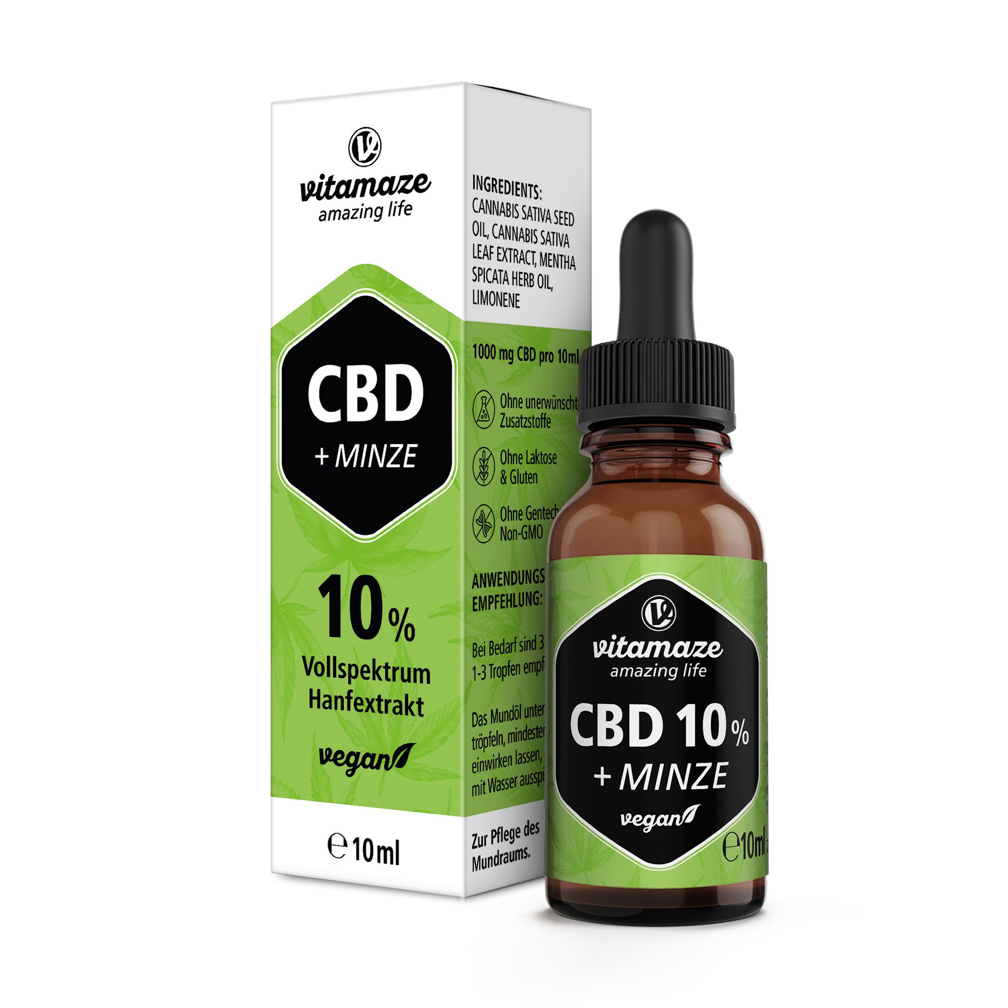 CBD 10% Mundöl mit Minzgeschmack
