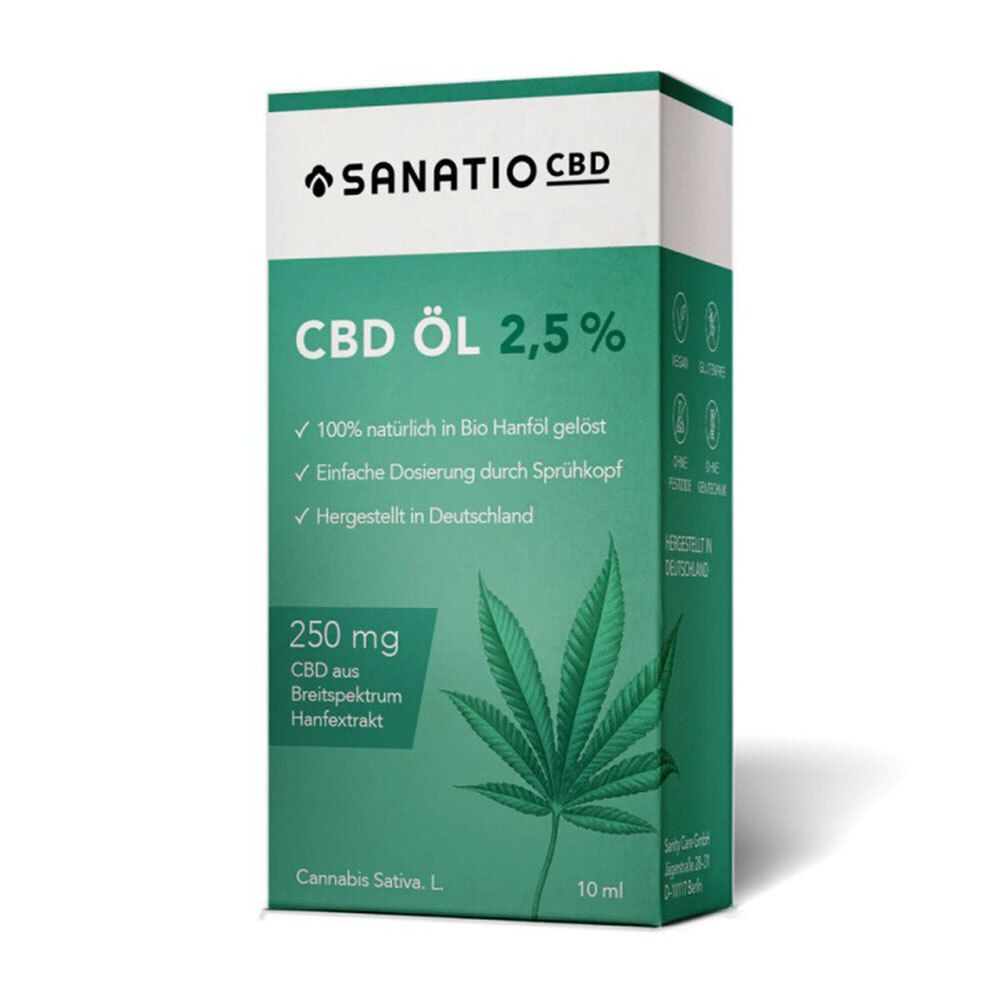 SANATIO CBD Öl 2,5 %